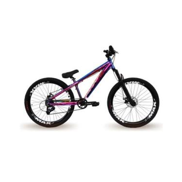 Imagem de Bicicleta 26 Gta Rebel Freeride Cor Camaleão Single 7v Aros Vmaxx Frei