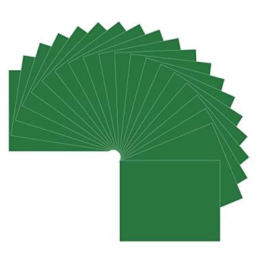 Imagem de HTVRONT Pacote De Vinil Transferência Térmica Verde: Com 20 Unidades 12" X 10" Para Passar Em Htv Camisetas, Cricut, Silhouette Cameo Ou Máquina Prensa