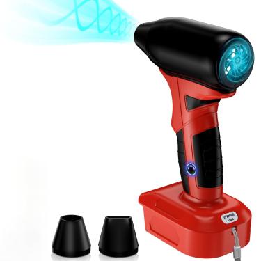 Imagem de DEWDYS Mini Soprador A Jato Craftsman 20V - Super Soprador A Jato, 130.000 Rpm, Espanador De Ar Comprimido Com 3 Velocidades Ajustáveis Para Computador, Áreas Externas, Carro, Casa