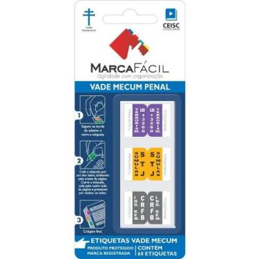 Imagem de Etiquetas Vade Mecum Penal CEISC - Organiza e Agiliza suas consultas -