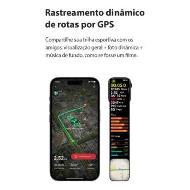 Imagem de Relógio inteligente W29 Max Pro Cinza 9ª geração NFC GPS tela infinita