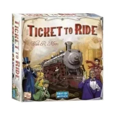 Imagem de Jogo De Tabuleiro Europeu Ticket to Ride Inglês Dos EUA Versão Jogo De