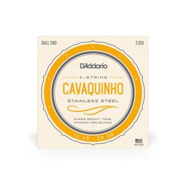 Imagem de Cordas Para Cavaquinho Ej93 D Addario [F108]