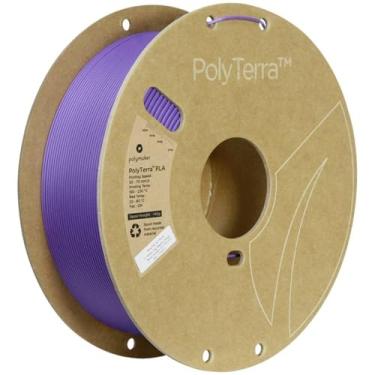 Imagem de Polymaker Filamento Matte Pla 1.75Mm Índigo Elétrico, 1.75 Pla Filamento para Impressora 3D 1Kg - Polyterra 1.75 Pla Filamento Matte Indigo Filamento para Impressão 3D