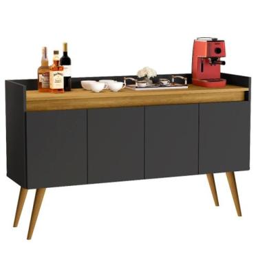 Imagem de Aparador Sala De Estar Hall De Entrada Buffet Cantinho Café Luxo 4 Por