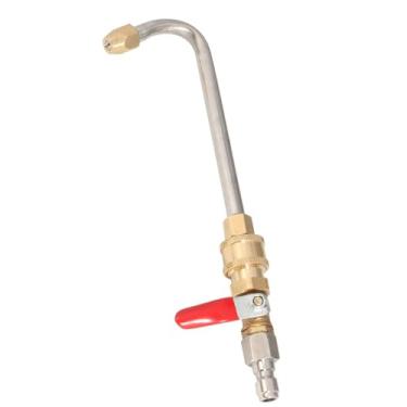 Imagem de Generic Lança de lavadora de alta pressão com conexão rápida de 1/4, acessórios de extensão e fixação de vareta, Curvatura de 90 Graus