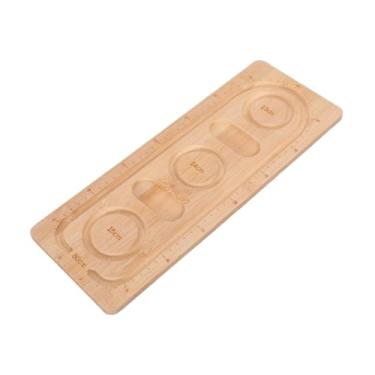 Imagem de oshhni Placa de contas de madeira, suporte para placa de contas, ferramenta de exibição, organizador de de design, bandeja para artesanato, família, amigos, 13 Cm 14 Cm 15 Cm 80