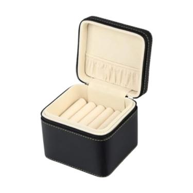 Imagem de Fiocias Caixa de apresentação para pulseiras, organizador de joias, caixa de pulseiras para feiras de artesanato, cômoda, aniversário de casamento, lojas de, Preto