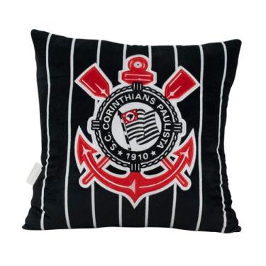 Imagem de Almofada Escudo Corinthians 36x36cm  Timão  AZ Presentes - mileno