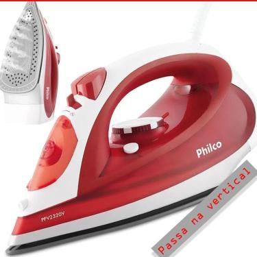 Imagem de Ferro Passar Roupa Philco A Vapor 1200w PFV2320V Vertical com jato extra de vapor e passa na vertical