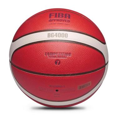 Imagem de YodgFhrq Bola de basquete de combate ao ar livre, bola oficial de competição FIBA, BG4000, tamanho 7