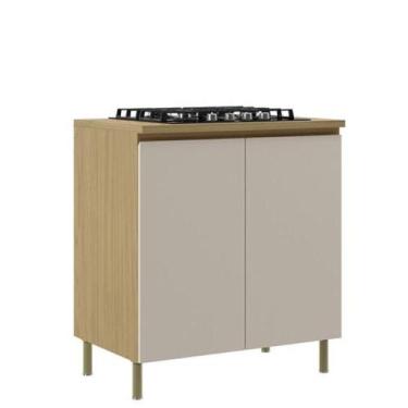 Imagem de Balcão Com Tampo Móveis Sul 5554 Florença 2 Portas 80cm - MOVEIS SUL, 