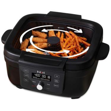 Imagem de Fritadeira Elétrica AirFryer e Grill com Painel Digital e Temporizador, 110V, INSTANT POT 140 8001 01, Preto