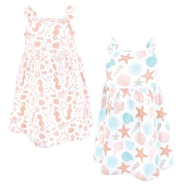 Imagem de Luvable Friends Hudson Baby, vestidos sem mangas, pacote com 2, Coastal Tide, 5 Anos