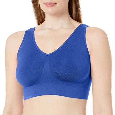 Imagem de Just My Size Sutiã feminino Pure Comfort Plus Size MJ1263, Azul brilhante, 4XG