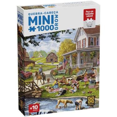Imagem de Mini Quebra-Cabeça 1000 Peças Domingo Na Fenda - Grow