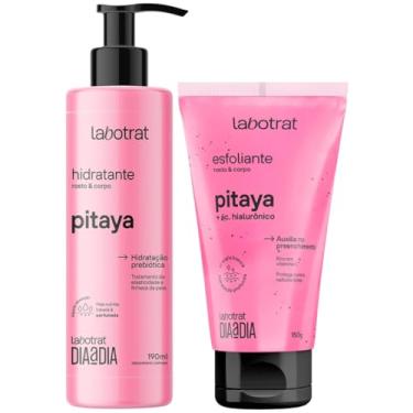 Imagem de Kit Hidratante + Esfoliante Corpo E Rosto Labotrat Dia A Dia Cheiro De Fruta Pitaya 190ml