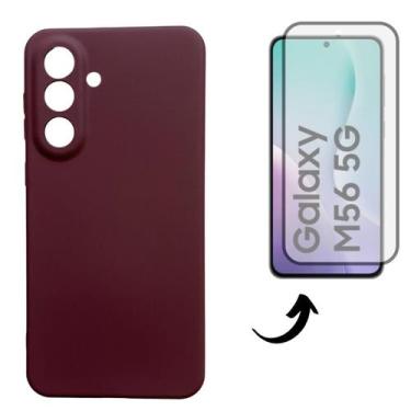 Imagem de Capa + Pel Vidro 3D Compatível Para Samsung Galaxy M56 5G - Db