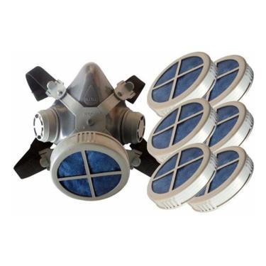 Imagem de Máscara Epi 1/4 Facial Pó + 6 Filtros Reserva - Mastt