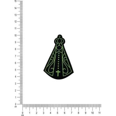 Imagem de Adesivo de Chapéu Country Nossa Senhora Verde - Vivace Country, Tamanh