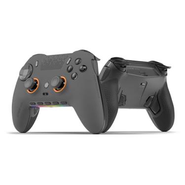 Imagem de SCUF ENVISION PRO Wireless V2 (2025) PC Only Gaming Controller – Anti-Drift Thumbsticks – Five Remappable G-Keys – Remappable Back Paddles – Instant Triggers – Steel Gray