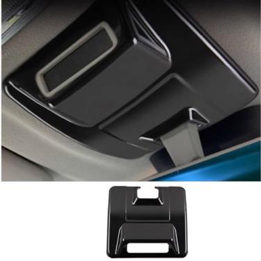 Imagem de HAGEZA Acabamento do painel base do espelho retrovisor interior ABS preto piano, para Suzuki Jimny 2 portas 2019-2025, interior do carro, decoração da base do espelho retrovisor