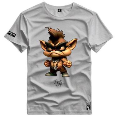 Imagem de Camiseta Coleção Cartoons Tasmania Nerd Cute Shap Life, G1, Cinza
