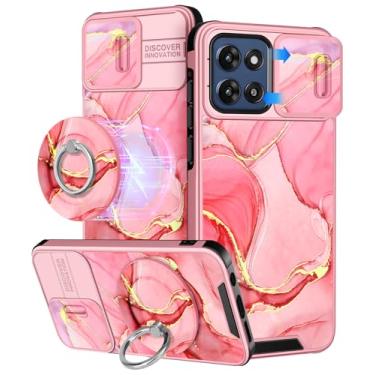 Imagem de Buleens Capa para Moto G Stylus 2025 - Design bonito com suporte de anel e capa de câmera feminina estética bonita feminina moda adolescentes capa de telefone para Moto G Stylus 5G 2025 capa