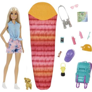 Imagem de Conjunto de brinquedos Barbie It Takes Two Malibu Camping com boneca e acc