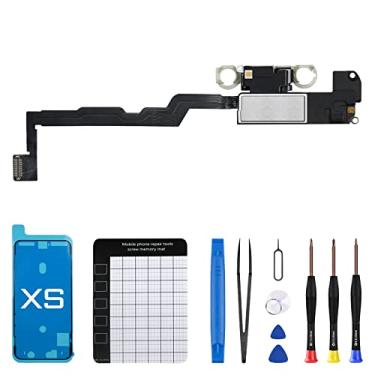 Imagem de DGSCSMY Para Iphone Xs Fone De Ouvido Substituição Alto-Falante Frontal Reparo Módulo Auricular Oem 5,8" Com Conector Sensor Luz Ambiente Kit Ferramentas Correção Proximidade A1920 A2097 A2098 A2099