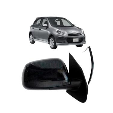 Imagem de Retrovisor Eletrico March 2011 2012 2013 2014 2015 - Lado Direito