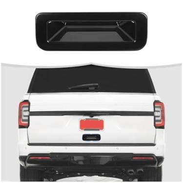 Imagem de Linskip Capa de alça de porta traseira compatível com Ford Expedition 2022 2023 2024, protetor de alça traseira para acessórios externos de expedição preta