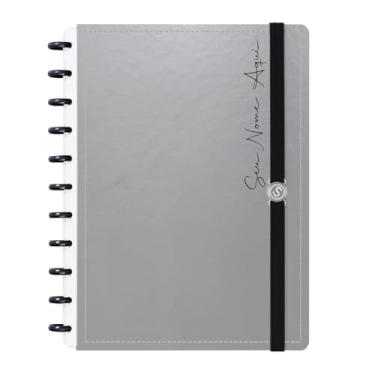 Imagem de Caderno de Disco Inteligente Personalizado Iscool G Solid Metallic Prata