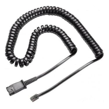 Imagem de CABO QD Espiral U10P-S P/N 38099-01 PLANTRONICS