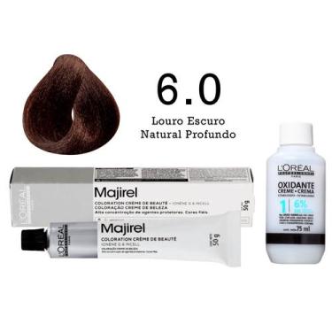 Imagem de Coloração Majirel 6.0 Louro Escuro Natural Profundo+ Emulsão Oxi 20 Vo
