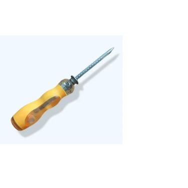 Imagem de Chave Ponta Dupla Fenda E Philips 2x1 Amarela Leve Portátil - Império