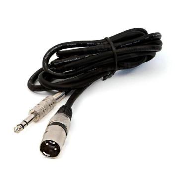 Imagem de Cabo P10 Para Xlr Macho - ul Estéreo 10 Metros - Cirilo Cabos