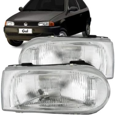 Imagem de Farol Gol G2 Bola Parati Saveiro 95 96 97 98 99 Cromado - IAM, Direito