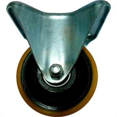Imagem de Rodizio Pu/Ferro Placa Fixa 5(275K) - COLSON