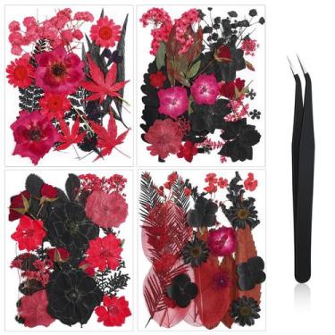 Imagem de Flores secas Nuanchu prensadas a granel para artesanato com pinça