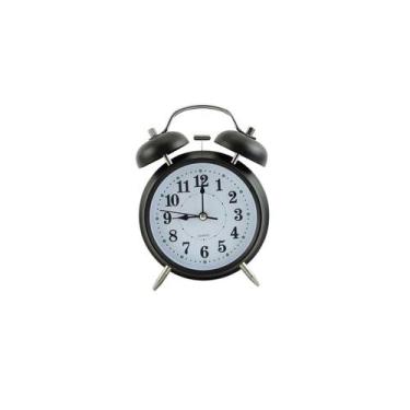 Imagem de Relógio de mesa Despertador Analógico Estilo Retro Redondo - Lightbek 