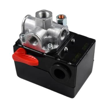 Imagem de Molloparts Interruptor De Pressão Z-D26612 Compressor Ar Compatível Com Porter Cable 150/120 Psi 4 Portas 120 Volts Substituição D26612 Zd26612
