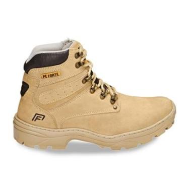 Imagem de Bota Adventure Coturno Masculino Em Couro Marfim Resistente e Durável Com Solado Resistente-Masculino
