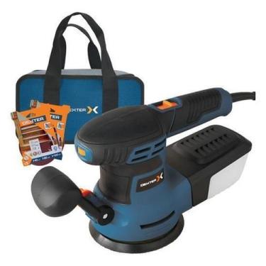 Imagem de Lixadeira Orbital Profissional Com Lixas E Bolsa 350W 127V - Dexter