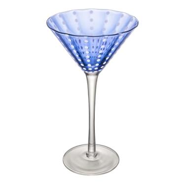 Imagem de WOLFF - Conjunto 2 Taças para Martini Orquídea 220ml Azul Vidro