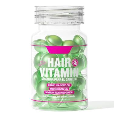 Imagem de GOWWIM Cápsulas de soro vitamínico capilar – complexo de óleo de argan, macadâmia, abacate para crescimento e reparo de cabelos suaves e sedosos, 30 peças