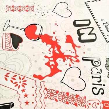 Imagem de 4 Metros Tecido Percal Estampado Microfibra 100% Poliéster