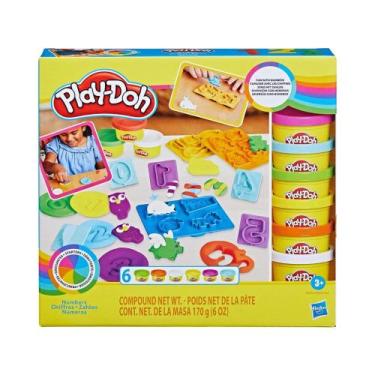 Imagem de Brinquedo Infantil Play-Doh Kit Inicial de Números com Acessórios e 6 
