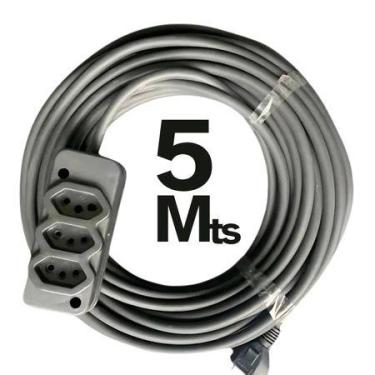 Imagem de Extensão Elétrica Cabo PP 2x2,5mm 20A Resistente - Vários Tamanhos (5 
