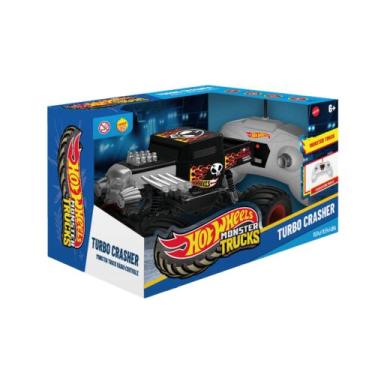 Imagem de Brinquedo Carrinho Monster Truck Turbo Crasher de Controle Remoto Hot 